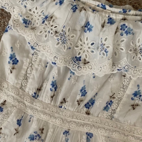 LOVESHACKFANCY denver dress -brilliant blue- SIZE0 - Picture 3 of 5